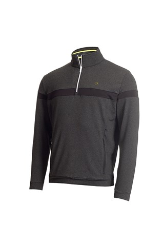 Picture of Calvin Klein Men's Scale Performance Half Zip - Grey Marl - Small Only