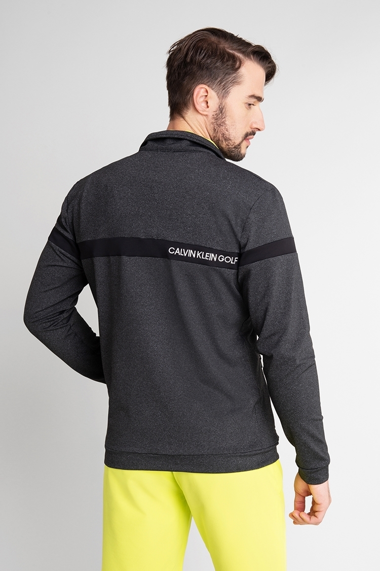 Picture of Calvin Klein zns Men's Scale Performance Half Zip - Grey Marl - Small Only