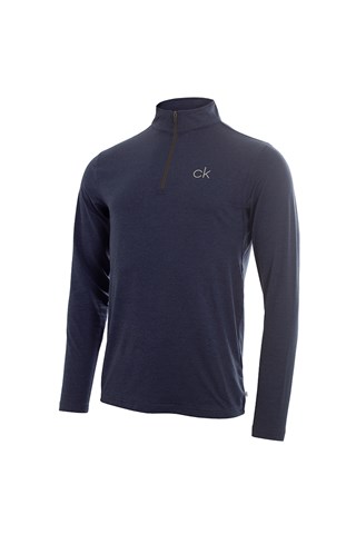 Picture of Calvin Klein Men's Newport Premium 1/2 Zip Top - Navy Marl - XXL ONLY
