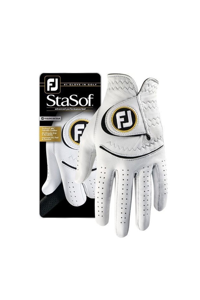 Picture of Footjoy Men's StaSof Golf Glove - White / Black