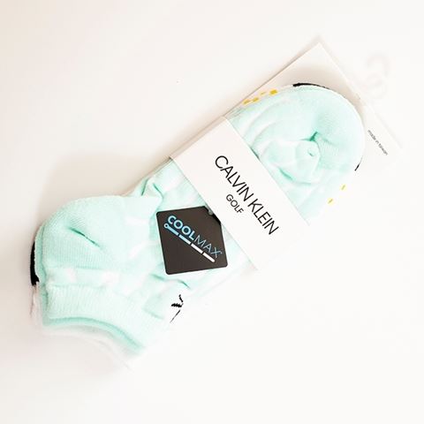 Picture of Calvin Klein zns Tech Socks - Aqua / White