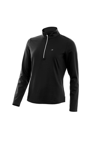 Show details for Calvin Klein Performance Trek Top - Black