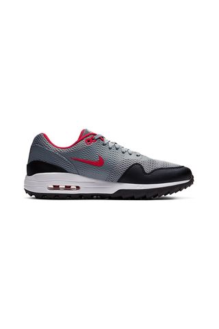 Picture of Nike Golf zns Air Max 1 G Golf Shoes - Grey / Black / White / University Red