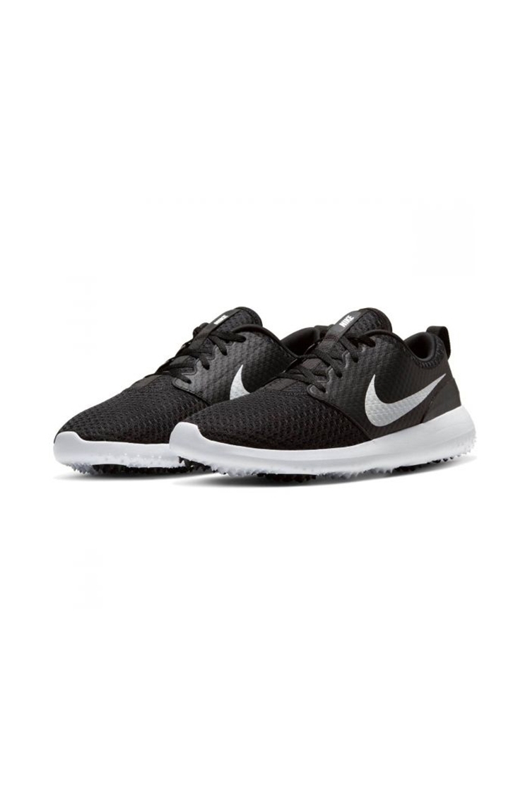 Picture of Nike Golf zns Roshe G Men's Golf Shoes - Black / Metallic White