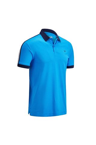 Picture of Callaway ZNS Tee Print Polo with Shoulder Taping - Blue Sea Star