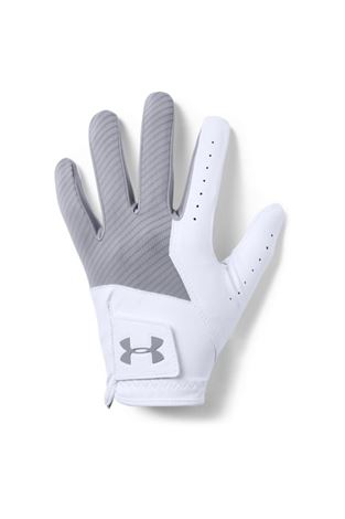 Show details for Under Armour Men's  UA Medal Golf Glove - White / Grey
