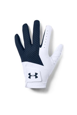 Show details for Under Armour UA Medal Golf Glove - White / Navy
