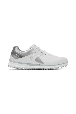 Picture of Footjoy zns Women's Pro SL Golf Shoes - White / Silver