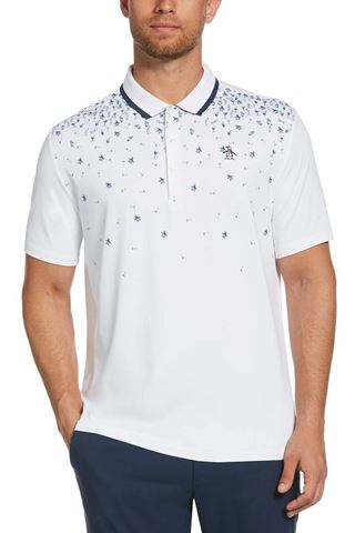 Picture of Original Penguin zns Happy Hour Polo Shirt - Bright White