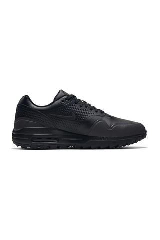 Picture of Nike zns Golf Air Max 1G Golf Shoes - Black / Black / Metallic Silver