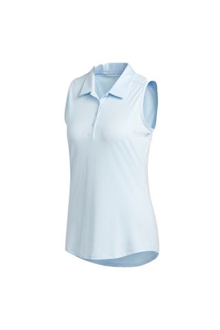 Picture of adidas  zns Ultimate 365 Sleeveless Polo Shirt - Sky Tint Melange