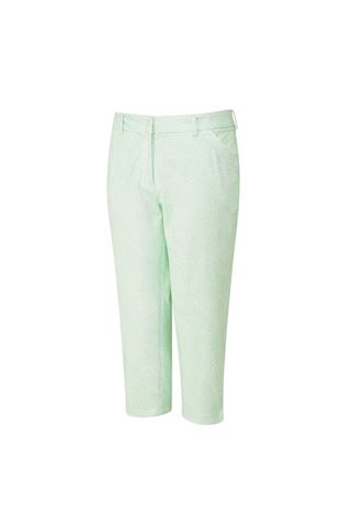 Picture of Ping Daisy zns Ladies Crop Trousers - Mint / White