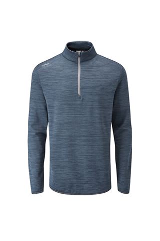 Picture of Ping zns Edison Men's Half Zip Golf Top - Oxford Blue Marl