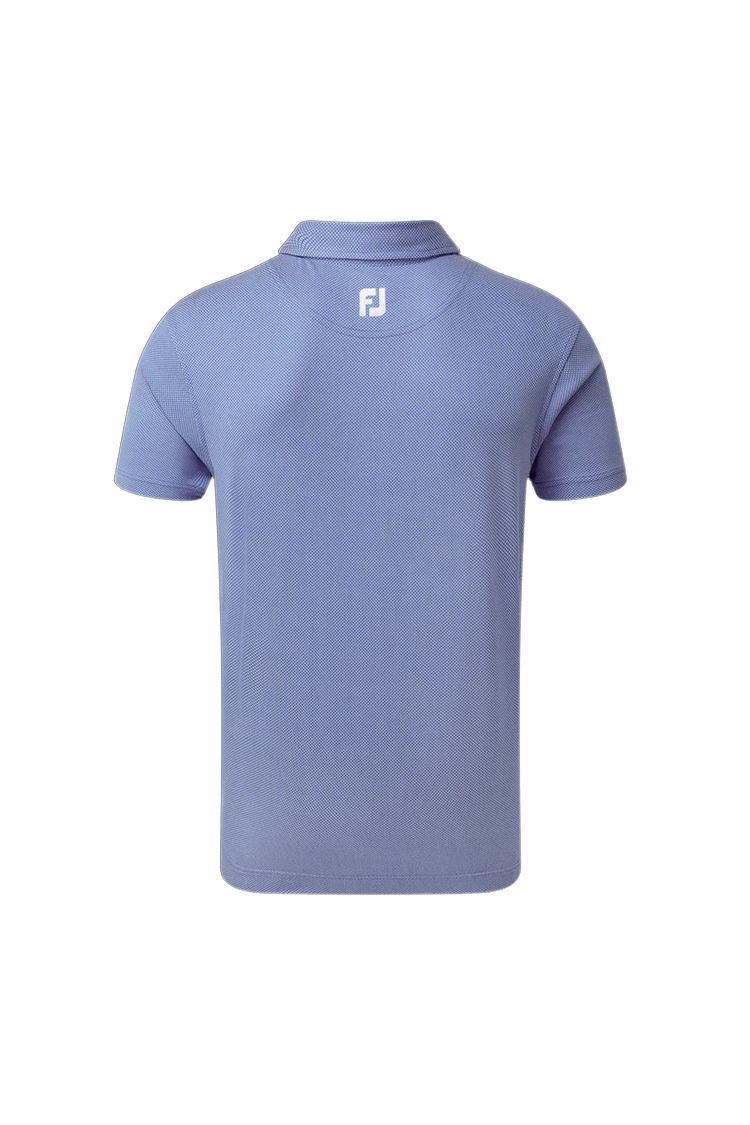 Picture of Footjoy Four Dot Jacquard Polo Shirt - Royal / White