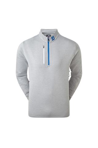 Picture of Footjoy zns Sleeve Stripe Chill Out Pullover - Heather Grey / White / Royal