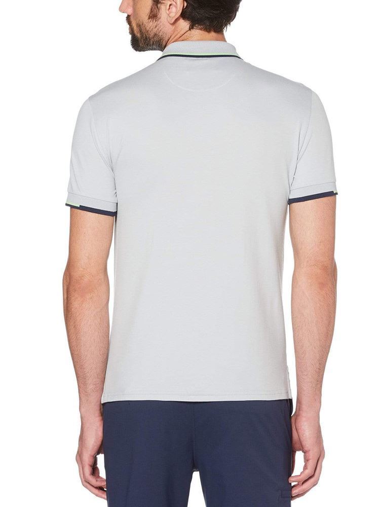 Picture of Original Penguin Racing Stripe Polo Shirt - Pearl Blue