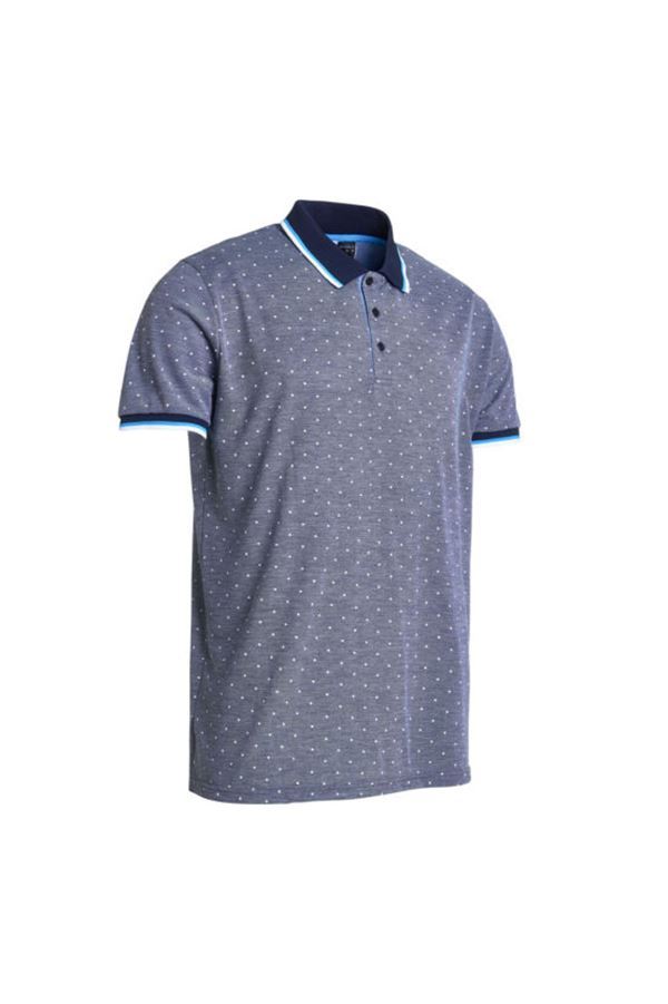Picture of Abacus Men's Hamilton Polo Shirt - Navy Melange