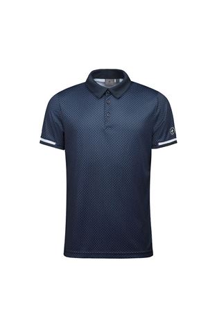 Show details for Cross Sportswear Men's Brassie Polo Shirt - Navy Check II