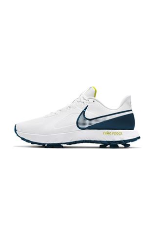 Picture of Nike Golf zns React Infinity Pro Golf Shoes - White / Valerian Blue