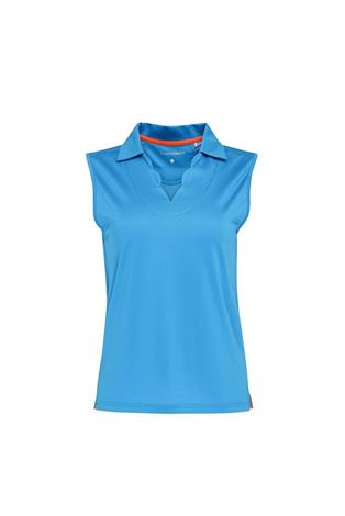 Show details for Swing out Sister Ladies Bali Sleeveless Polo Shirt - Royal Blue