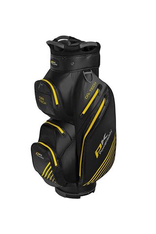 Picture of Powakaddy ZNS Dri-Tech Golf Cart Bag - Black / Gun Metal / Yellow