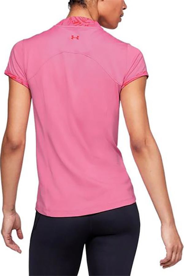 Picture of Under Armour UA Zinger Zip Polo - Pink 691