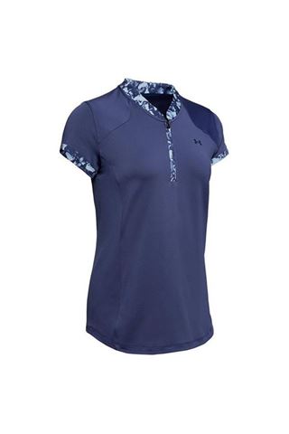 Picture of Under Armour zns  UA Zinger Zip Polo - Navy 497