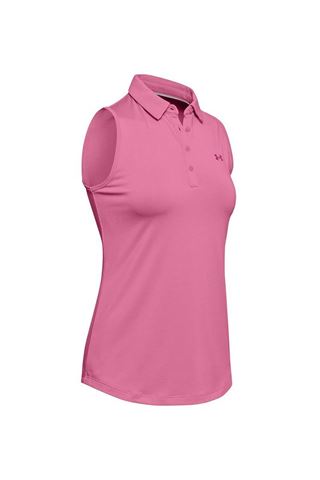 Picture of Under Armour UA Zinger Sleeveless Polo - Pink 691