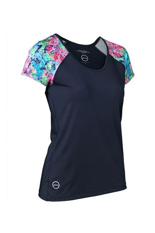 Show details for Daily Sports Ladies Bloom Tee - Navy