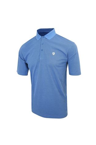 Show details for Island Green Honeycomb Polo - Purist Blue