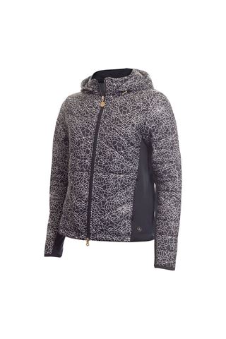 Picture of Green Lamb zns Karina Padded Jacket - Navy Crackle
