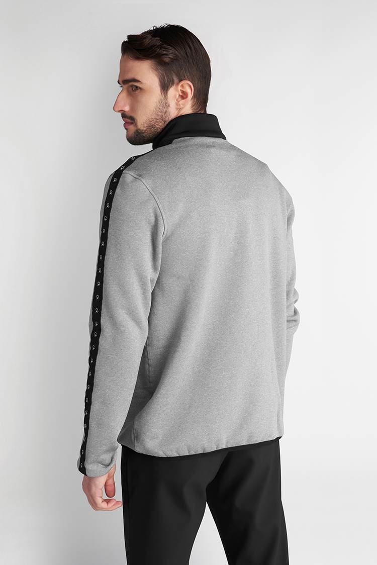 Picture of Calvin Klein zns Men's Denali Half Zip - Grey Marl - XL Only