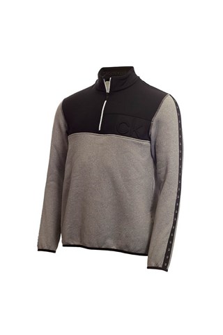 Picture of Calvin Klein zns Men's Denali Half Zip - Grey Marl - XL Only