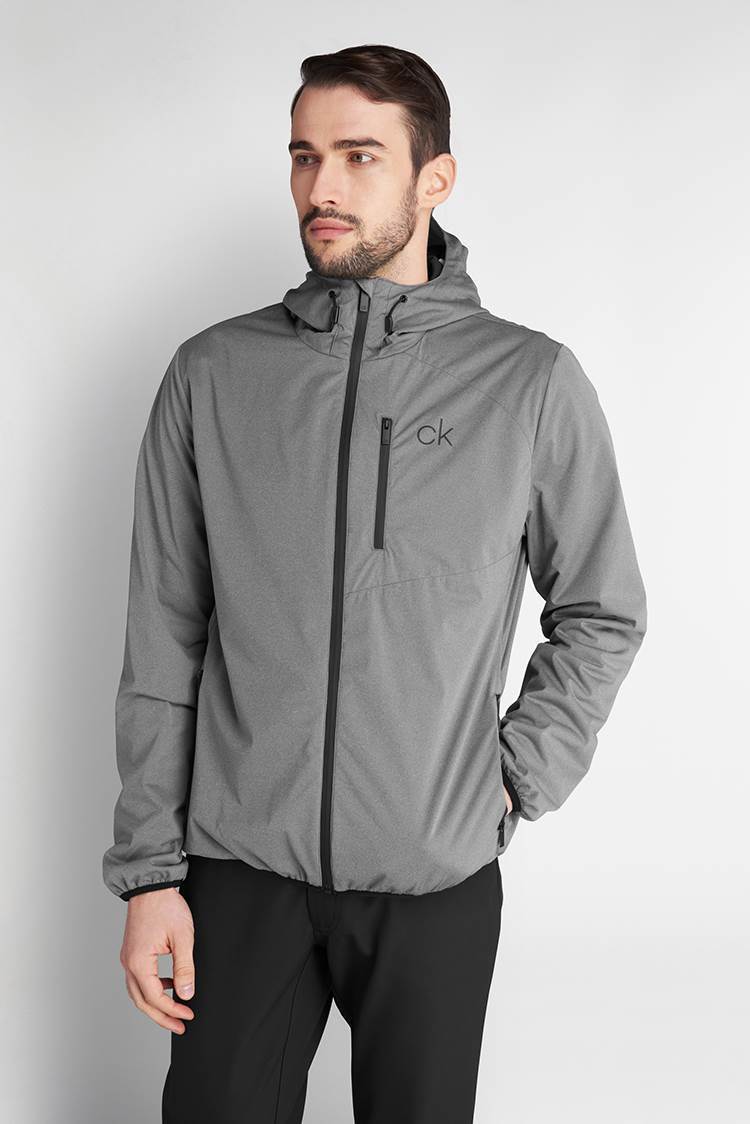 Picture of Calvin Klein Men's Ultron Hooded Jacket - Grey Marl