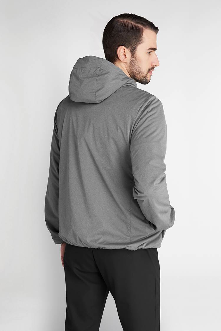 Picture of Calvin Klein Men's Ultron Hooded Jacket - Grey Marl