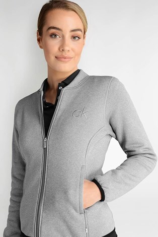 Show details for Calvin Klein Ladies Merz Jacket - Grey Marl