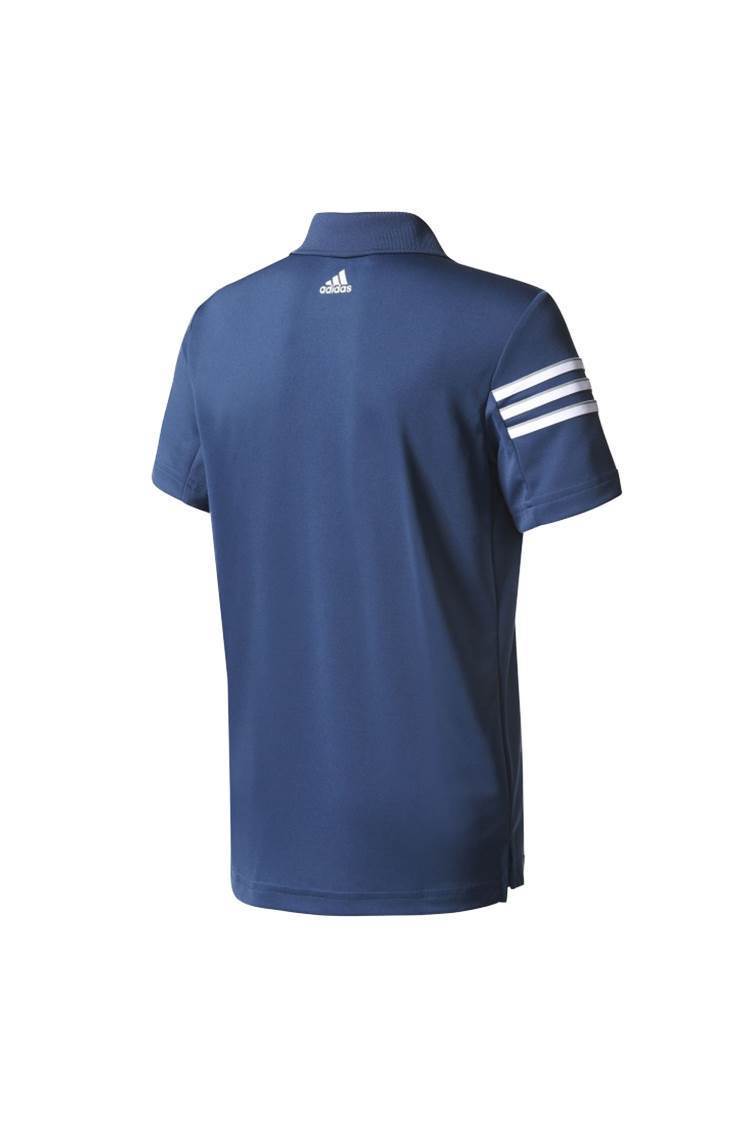 Picture of Adidas zns Junior 3 Stripe Polo - Dark Steel