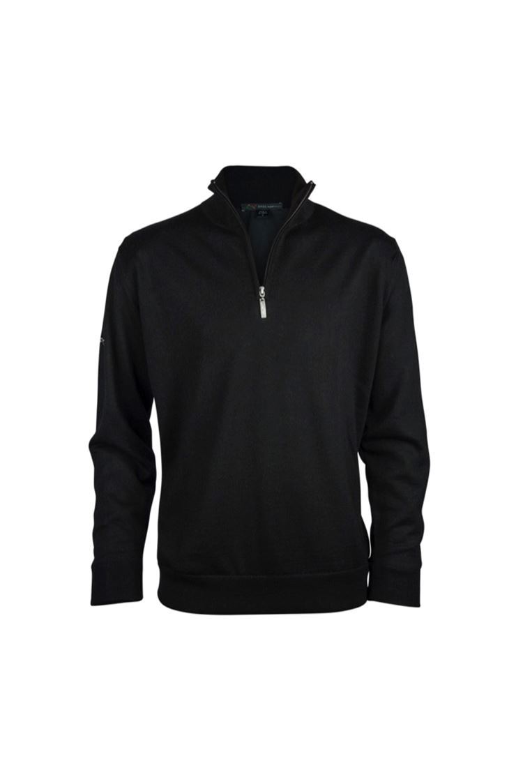 Greg Norman Men's Merino Lined Sweater - Black - G75S5W010