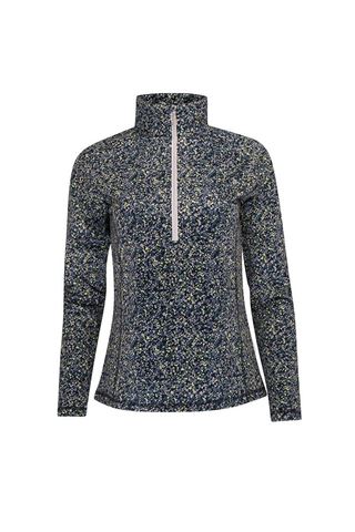 Picture of Swing Out Sister zns Anya 1/4 Zip Tech Top - Aegean Cloud