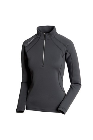 Show details for Sunice Ladies Megan 1/4 Zip Pullover - Charcoal - XS ONLY