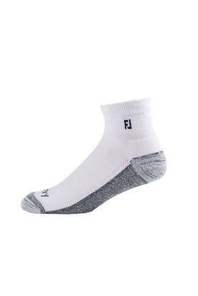 Show details for Footjoy Men's ProDry Quarter Socks - White