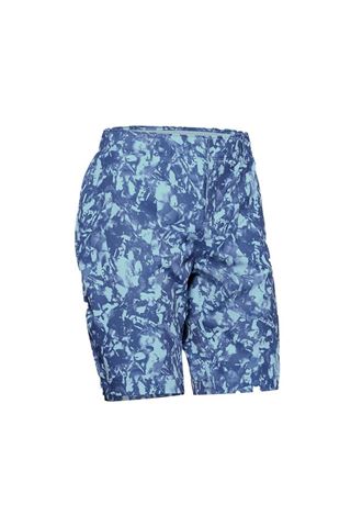 Picture of Under Armour zns UA Links Printed Shorts - Blue 494