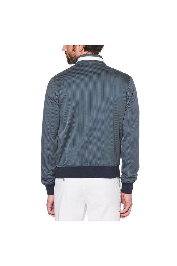 Picture of Original Penguin The Alpha Harrington Jacket - Black Iris