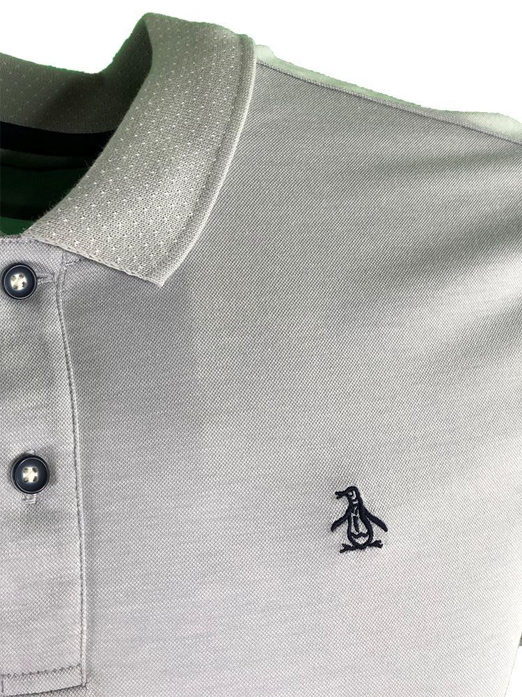 Picture of Origianl Penguin Dot Collar Pete Polo Shirt - Pearl Blue