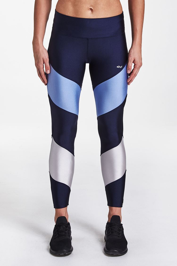 Picture of Rohnisch Shiny Block Tights - Night Fall