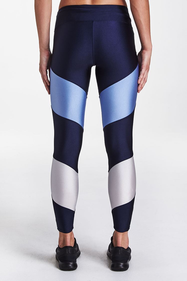 Picture of Rohnisch Shiny Block Tights - Night Fall