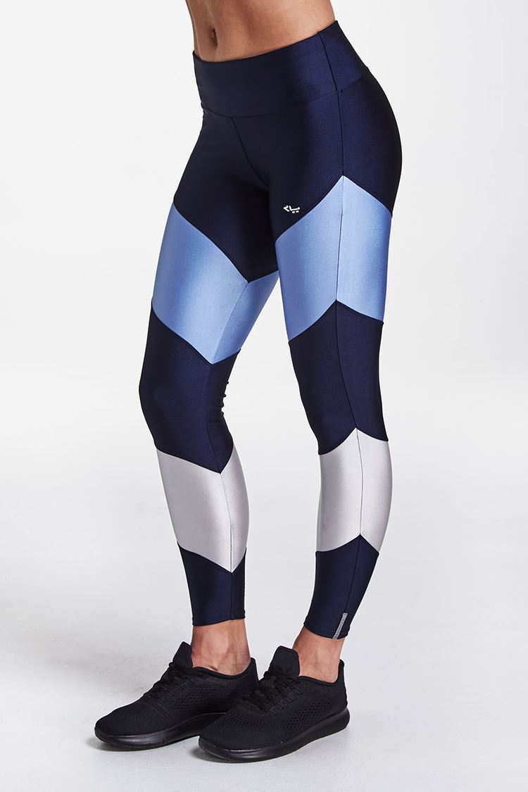 Picture of Rohnisch Shiny Block Tights - Night Fall