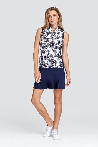 Show details for Tail Ladies Lindi Sleeveless Polo Top - Flash Floral