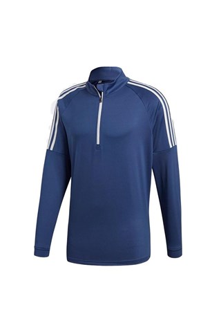 Picture of adidas Men's 3 Stripe 1/4 Zip Sweater - Noble Indigo (SMALL ONLY)