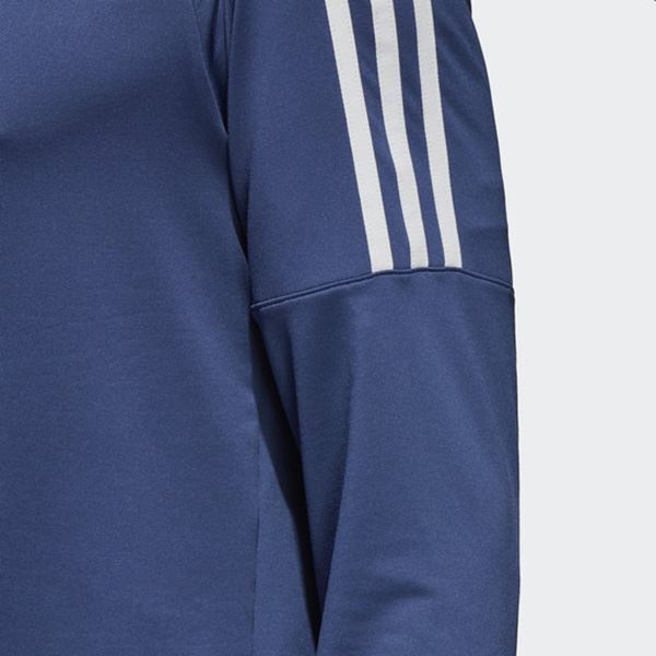 Picture of adidas Men's 3 Stripe 1/4 Zip Sweater - Noble Indigo (SMALL ONLY)